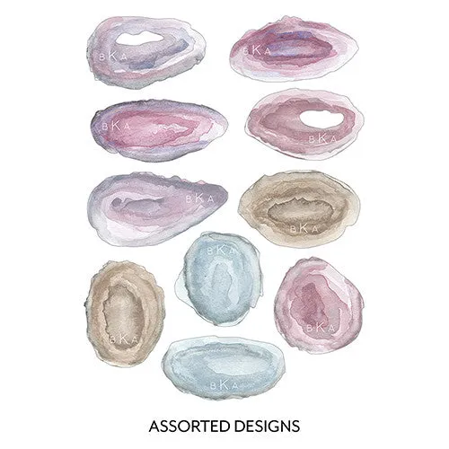 Agate Allure Diecut Shaped Card Set