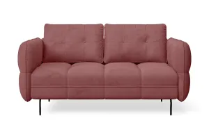 Anzio 2 Seater Sofa Pink Velvet