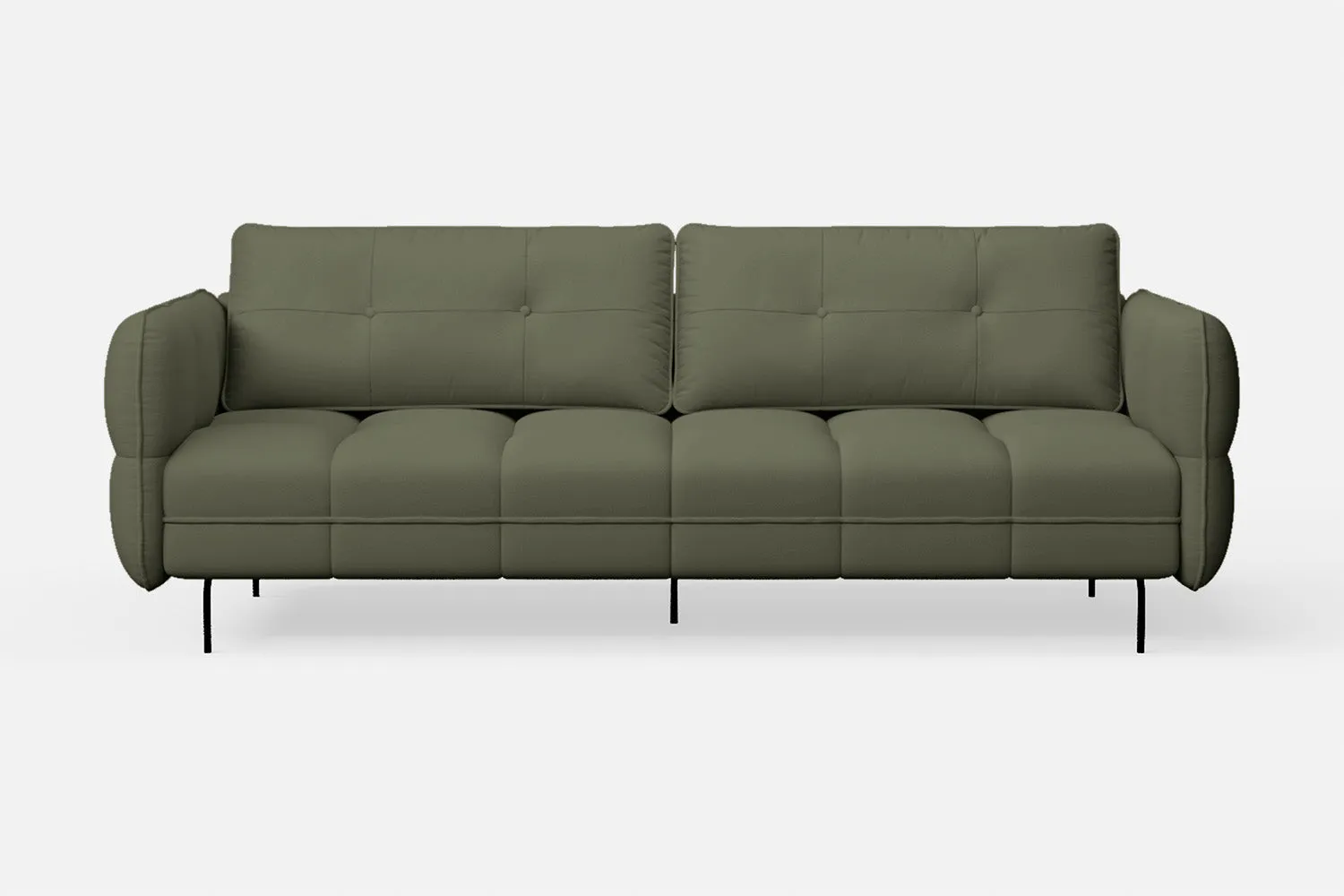 Anzio 3 Seater Sofa Sage Leather