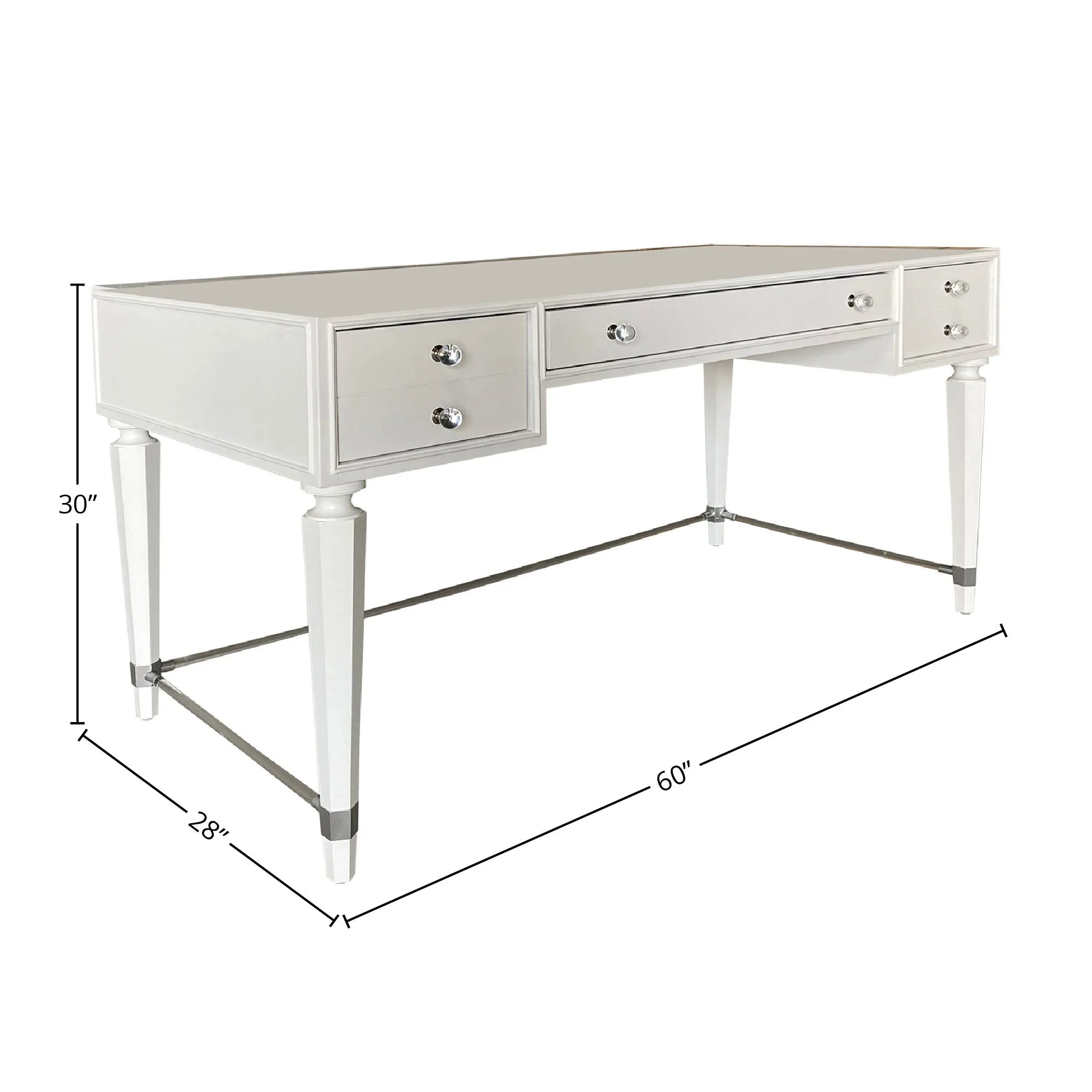 Ardent - Writing Desk - Paris White