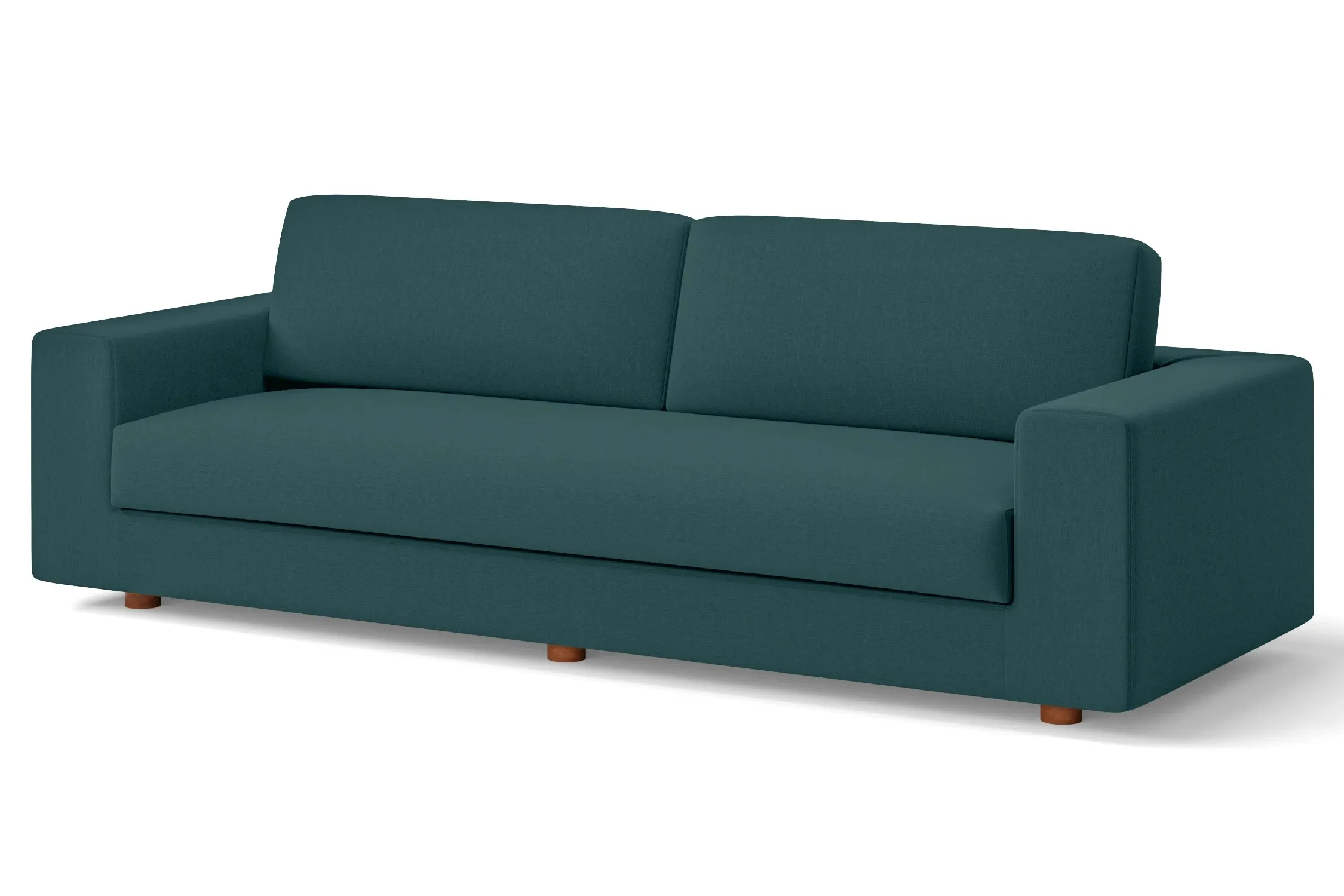 Arezzo 4 Seater Sofa Teal Linen Fabric