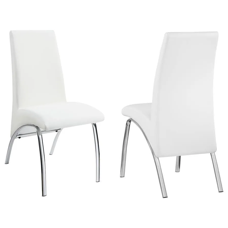 Bishop - Upholstered Dining Side Chair (Set of 2) - White