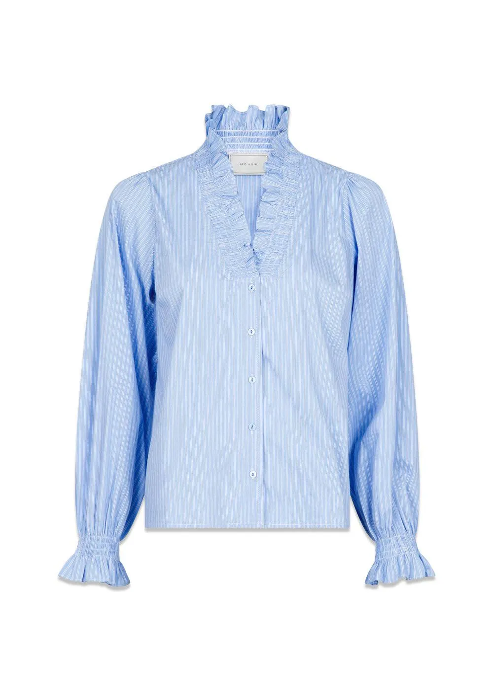 Brielle Stripe Shirt - Light Blue