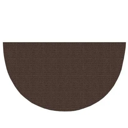 Brown Polyester Ridgetop Fireplace Rug