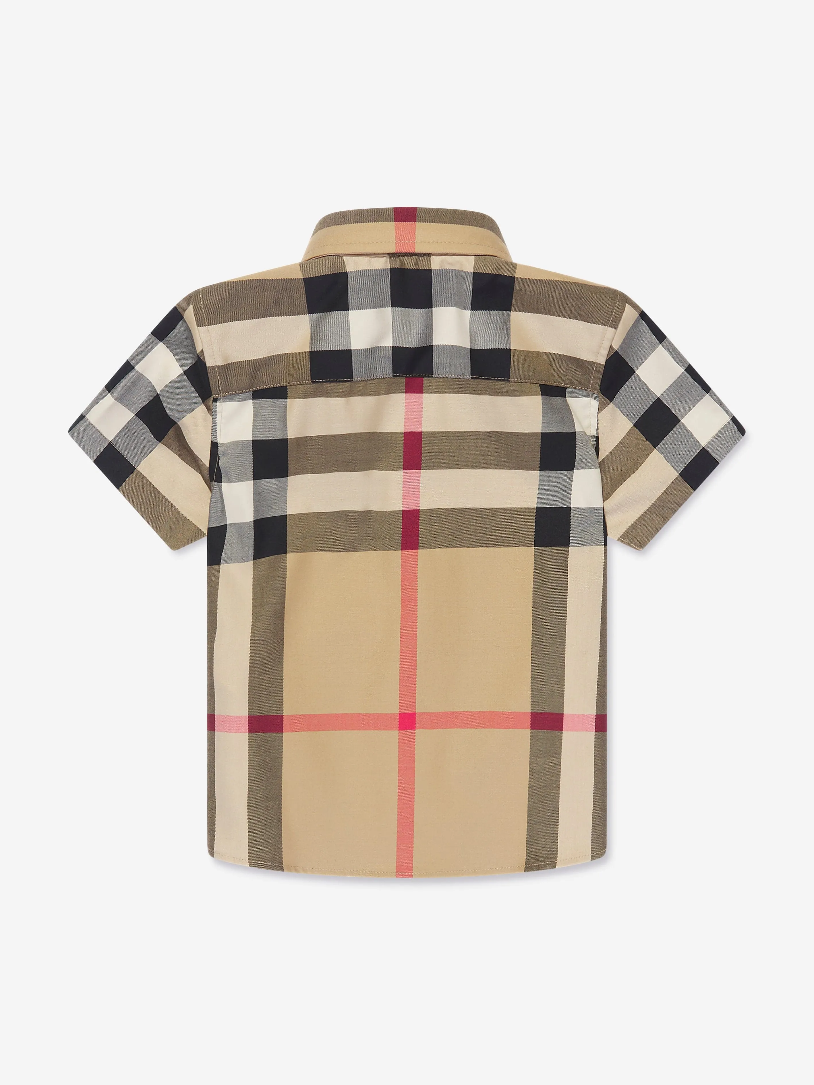 Burberry Baby Boys Mini Owen Shirt in Archive Beige Check