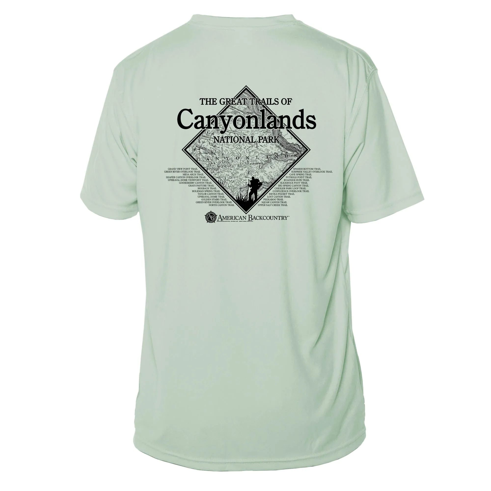 Canyonlands Great Trails Short Sleeve Microfiber Men's T-Shirt