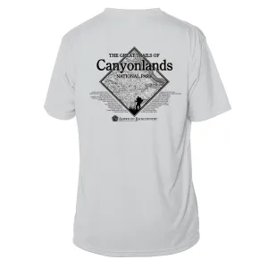 Canyonlands Great Trails Short Sleeve Microfiber Men's T-Shirt