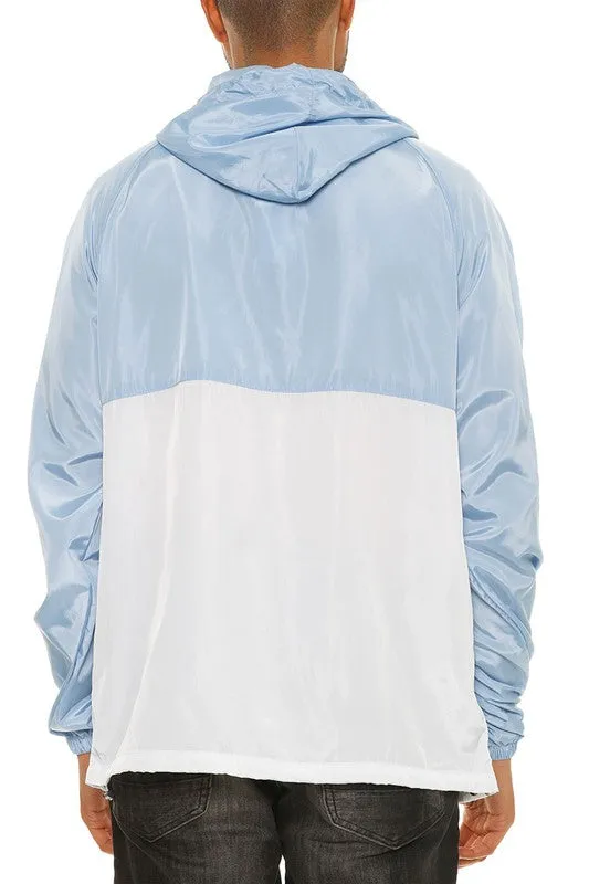 Color Block Anorak Pullover Windbreaker (5 colors)