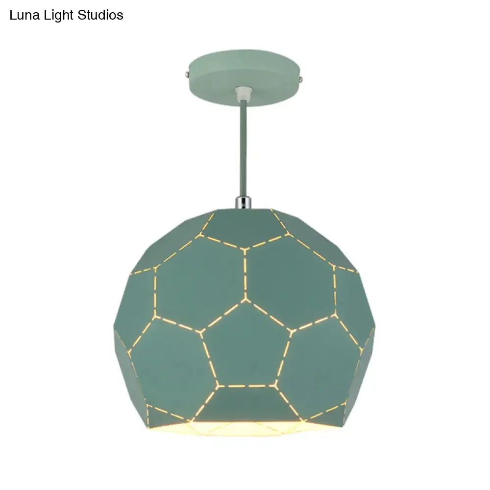 Geometric Nordic Style Metal Pendant Lamp in 5 Colors