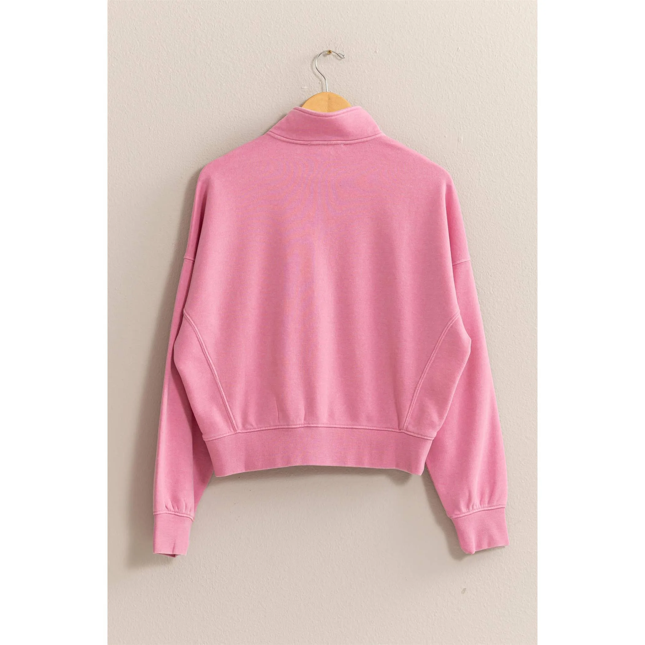 HALF-ZIP SWEATSHIRT