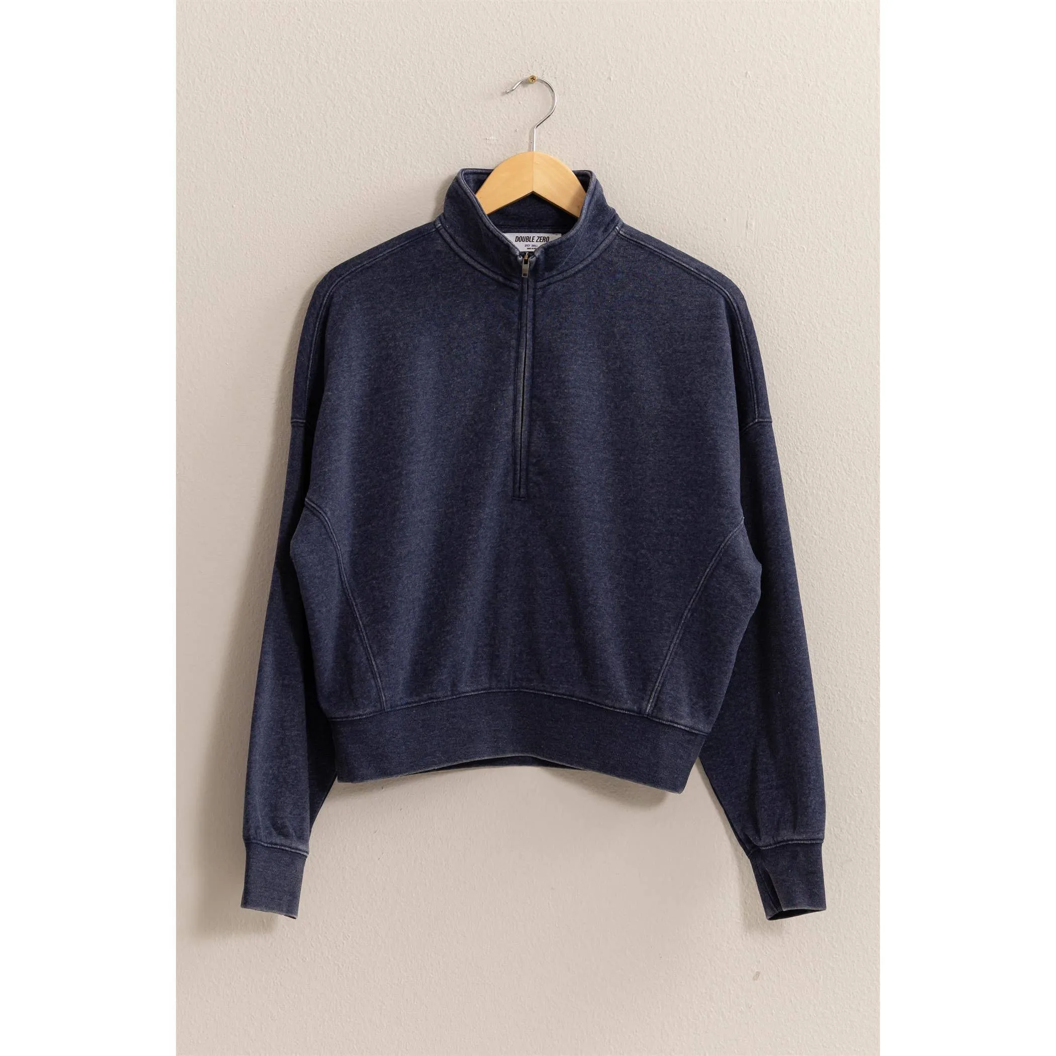 HALF-ZIP SWEATSHIRT