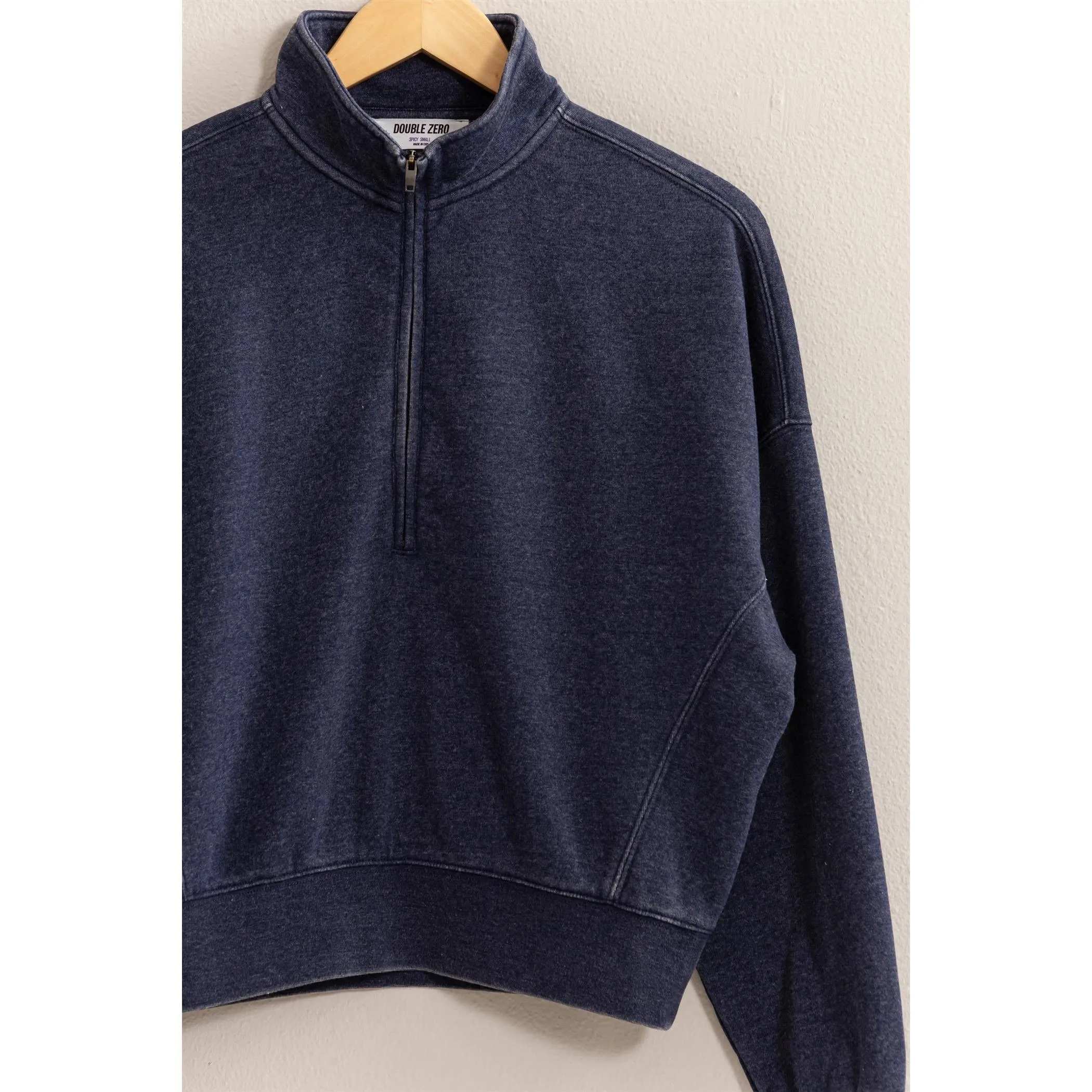 HALF-ZIP SWEATSHIRT