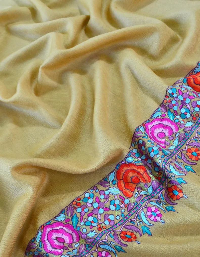 Hand Embroidered Pashmina Shawl 5295