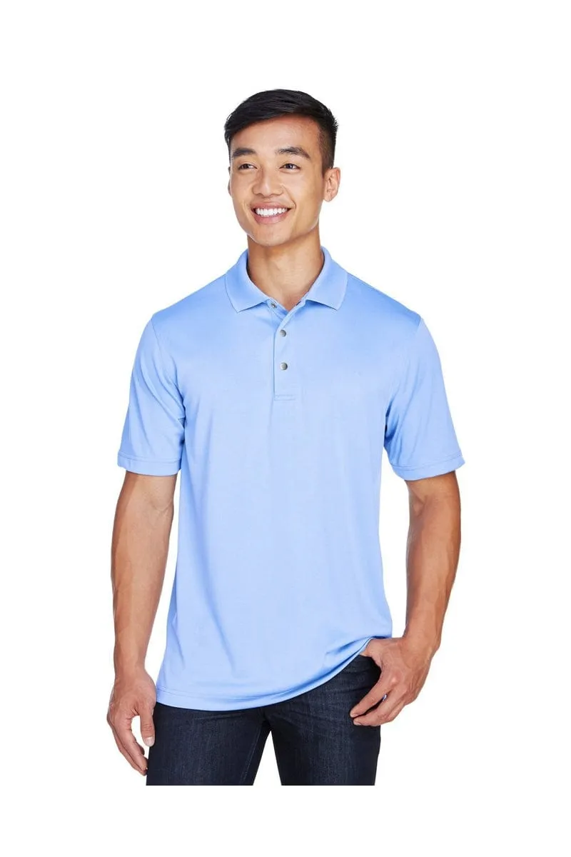 Harriton M345: Men's Advantage IL Snap Placket Performance Polo