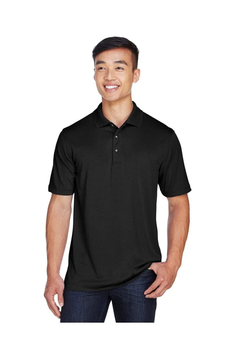 Harriton M345: Men's Advantage IL Snap Placket Performance Polo