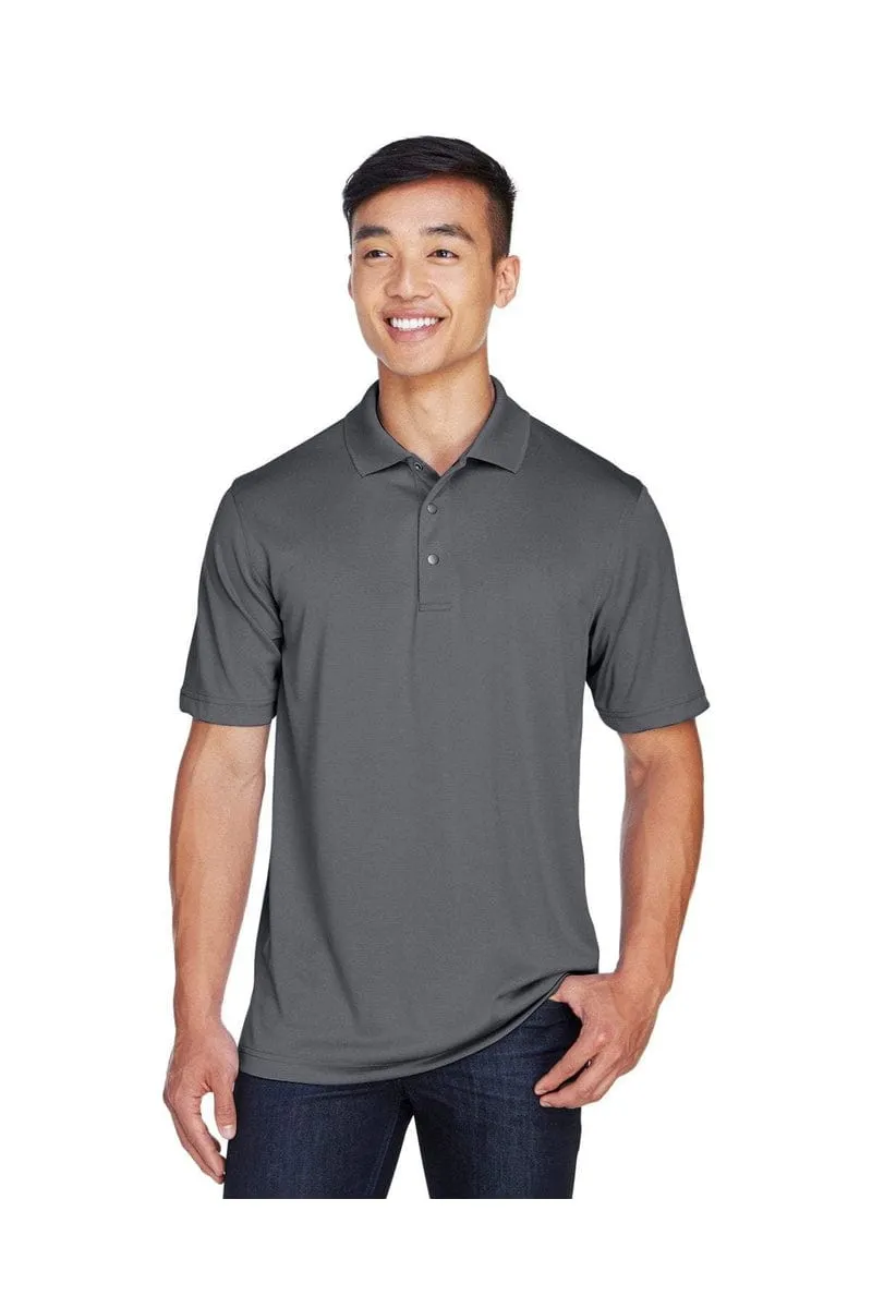 Harriton M345: Men's Advantage IL Snap Placket Performance Polo