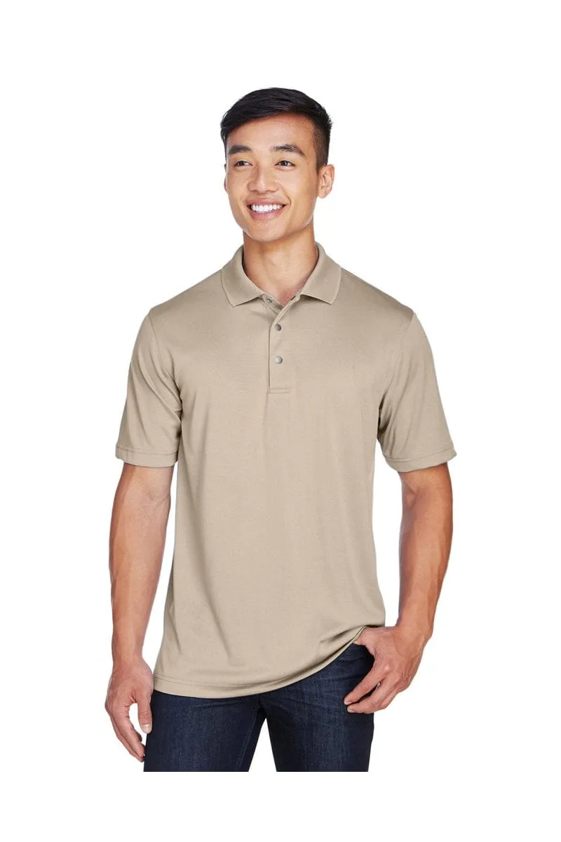 Harriton M345: Men's Advantage IL Snap Placket Performance Polo