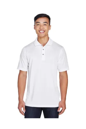 Harriton M345: Men's Advantage IL Snap Placket Performance Polo