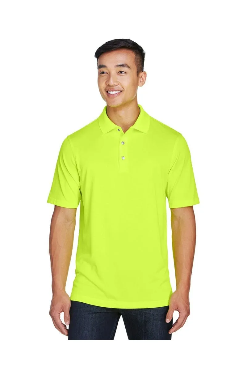 Harriton M345: Men's Advantage IL Snap Placket Performance Polo