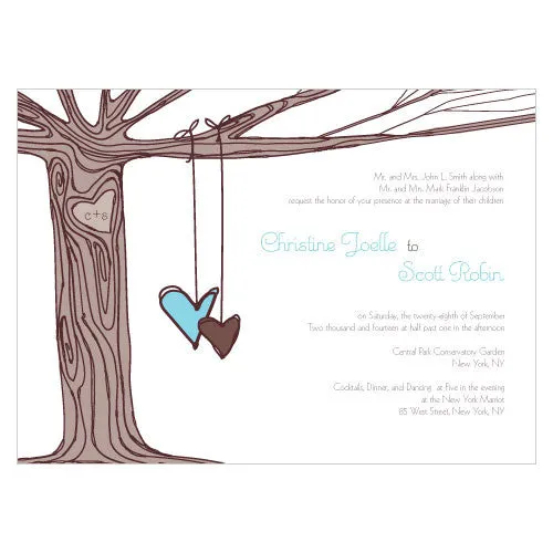 Heart Strings Invitation