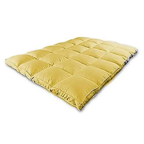 Jaipur Linen Twin Size Bed 3000GSM Mattress Padding- 48 Inch X 72 Inch - Beige