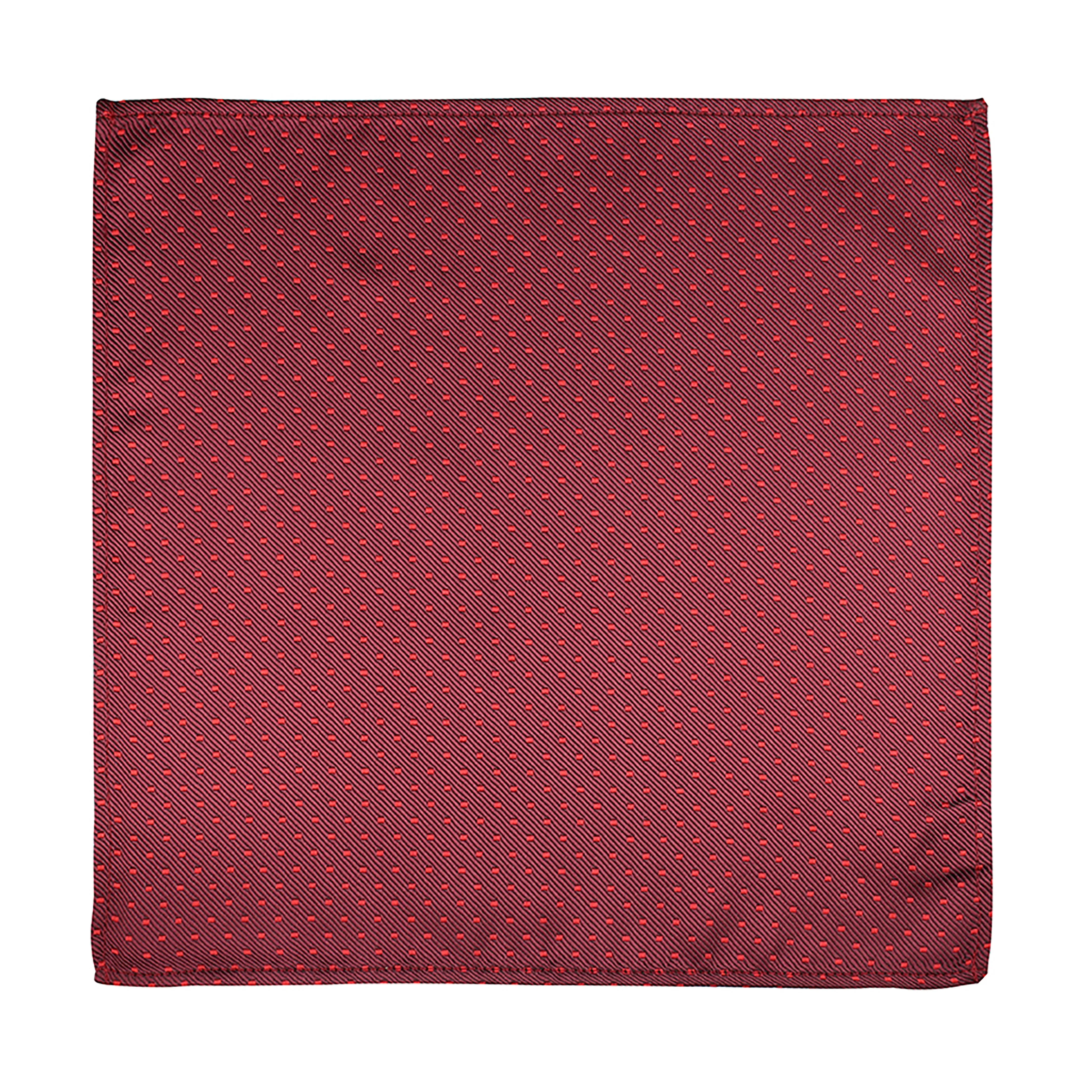 Kovove Maroon Polka Dot Pocket Square For Men