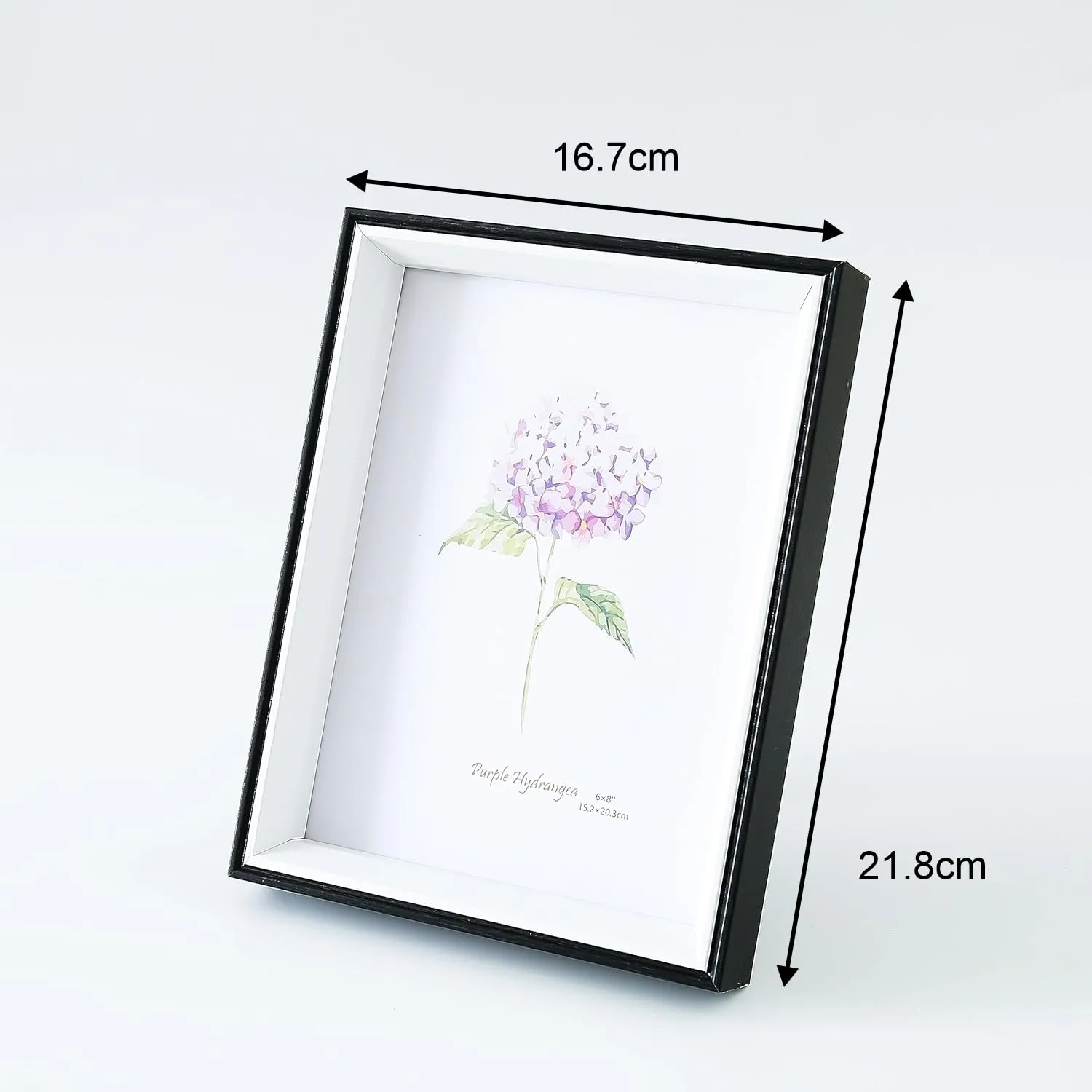 Kuber Industries Photo Frame For Home Décor|Use Horizontal & Vertical|Crystal Clear Glass|Perfect For Home, Office And Shop "21.8x26.9CM"-Pack of 5 (Grey)