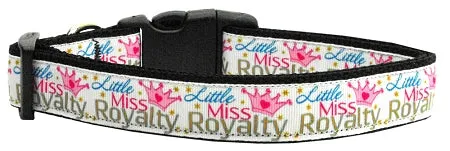 Little Miss Royalty Nylon Dog Collar Sm