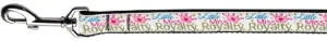 Little Miss Royalty Nylon Dog Leash 5-8 Inch Wide 6ft Long