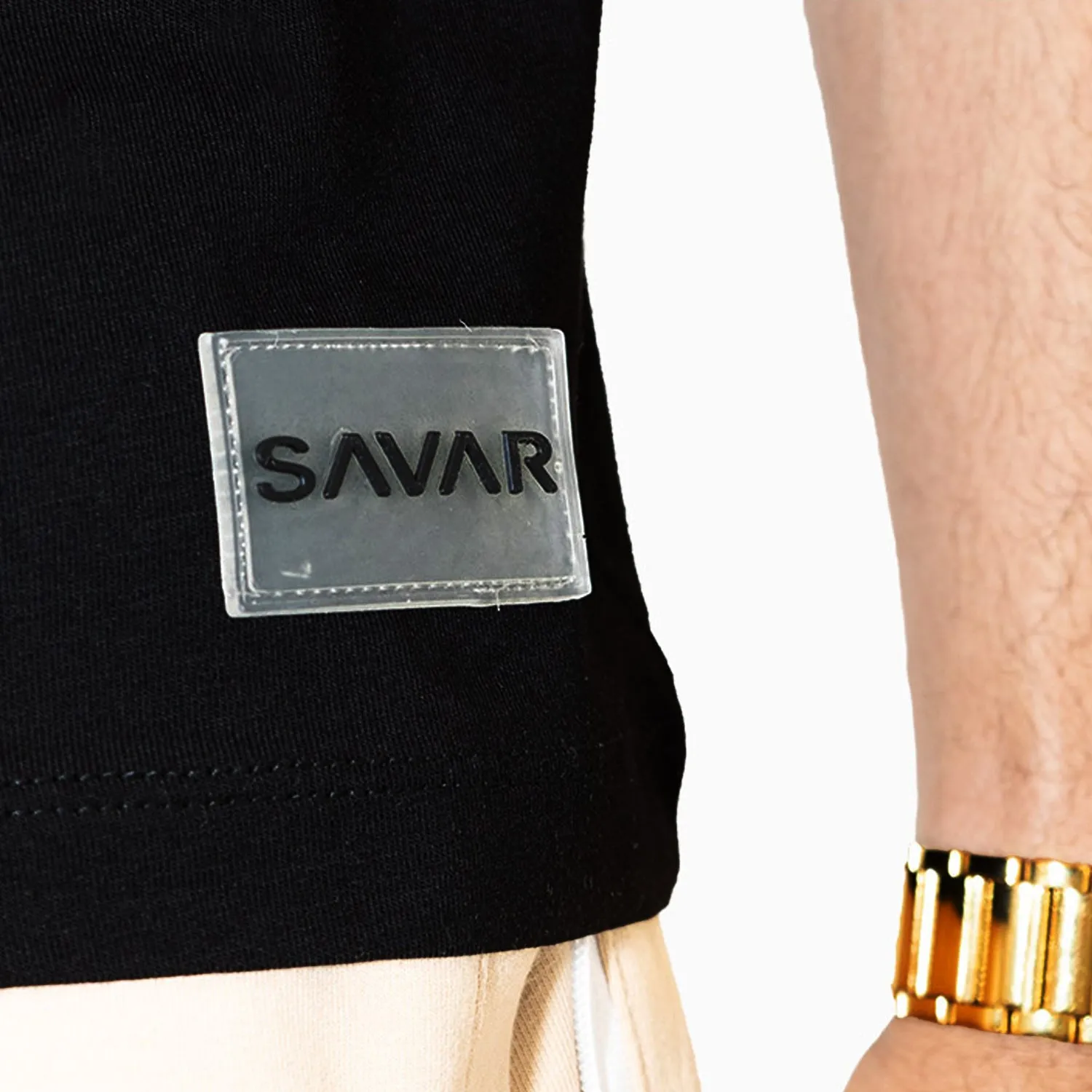 Men's Savar Double Logo Short Sleeves T-Shirt