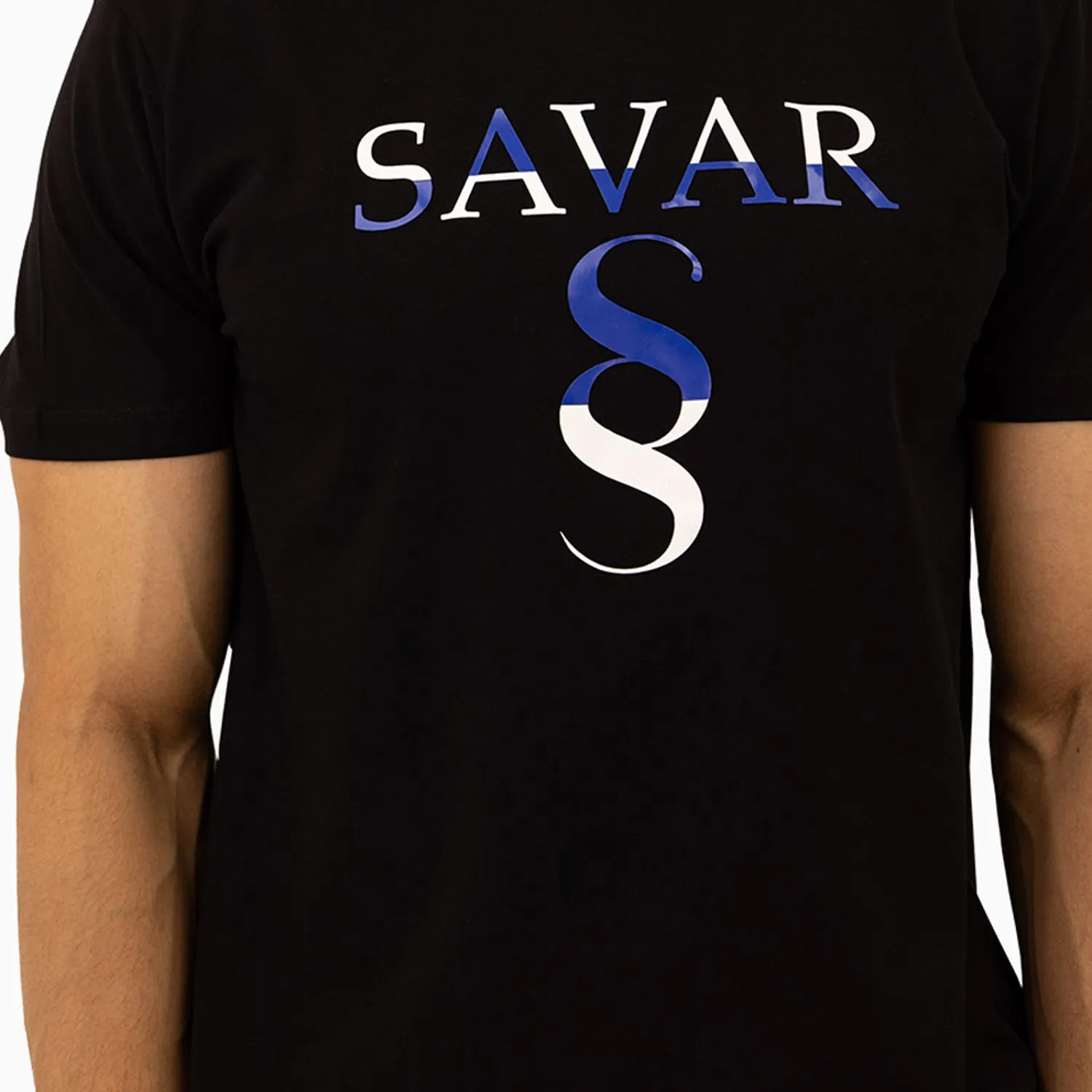 Men's Savar Double Logo Short Sleeves T-Shirt