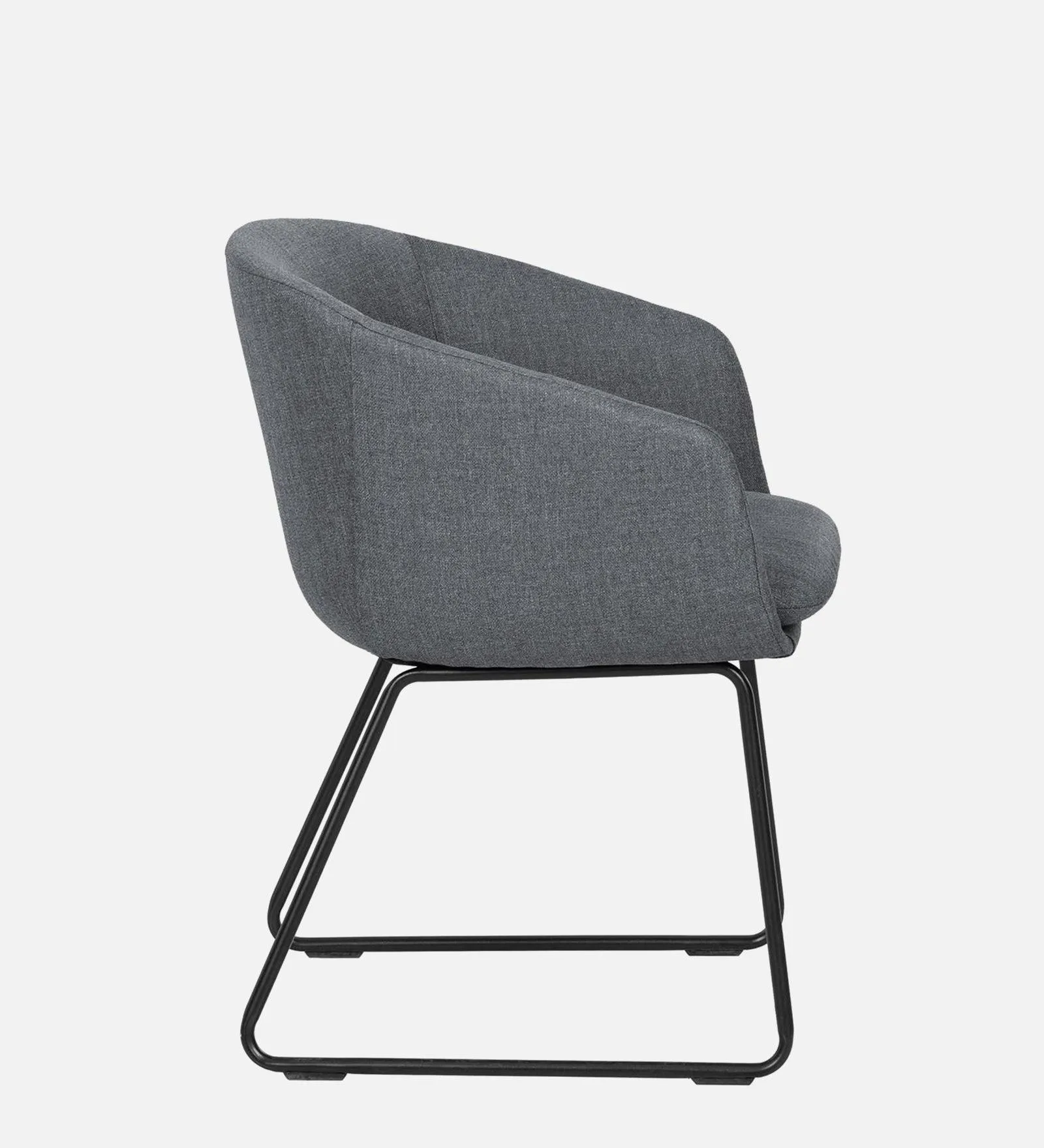 MSEA DINING AND ARM CHAIR GREY WITH BLACK