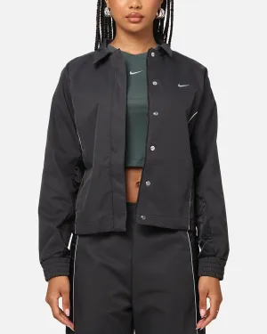 Nike Women's Sportswear Woven Full Zip Jacket Black/Black