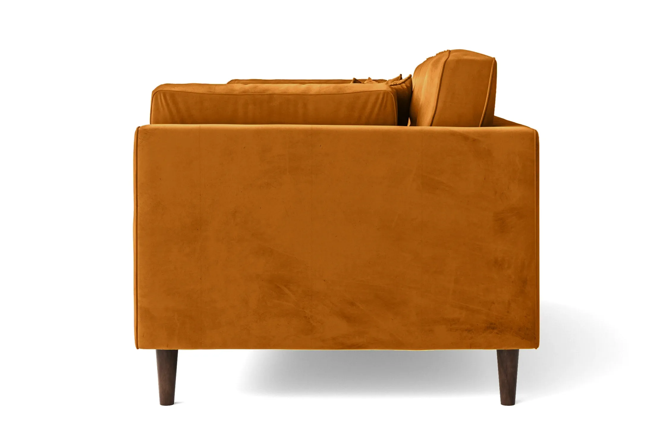 Ragusa 4 Seater Sofa Gold Velvet