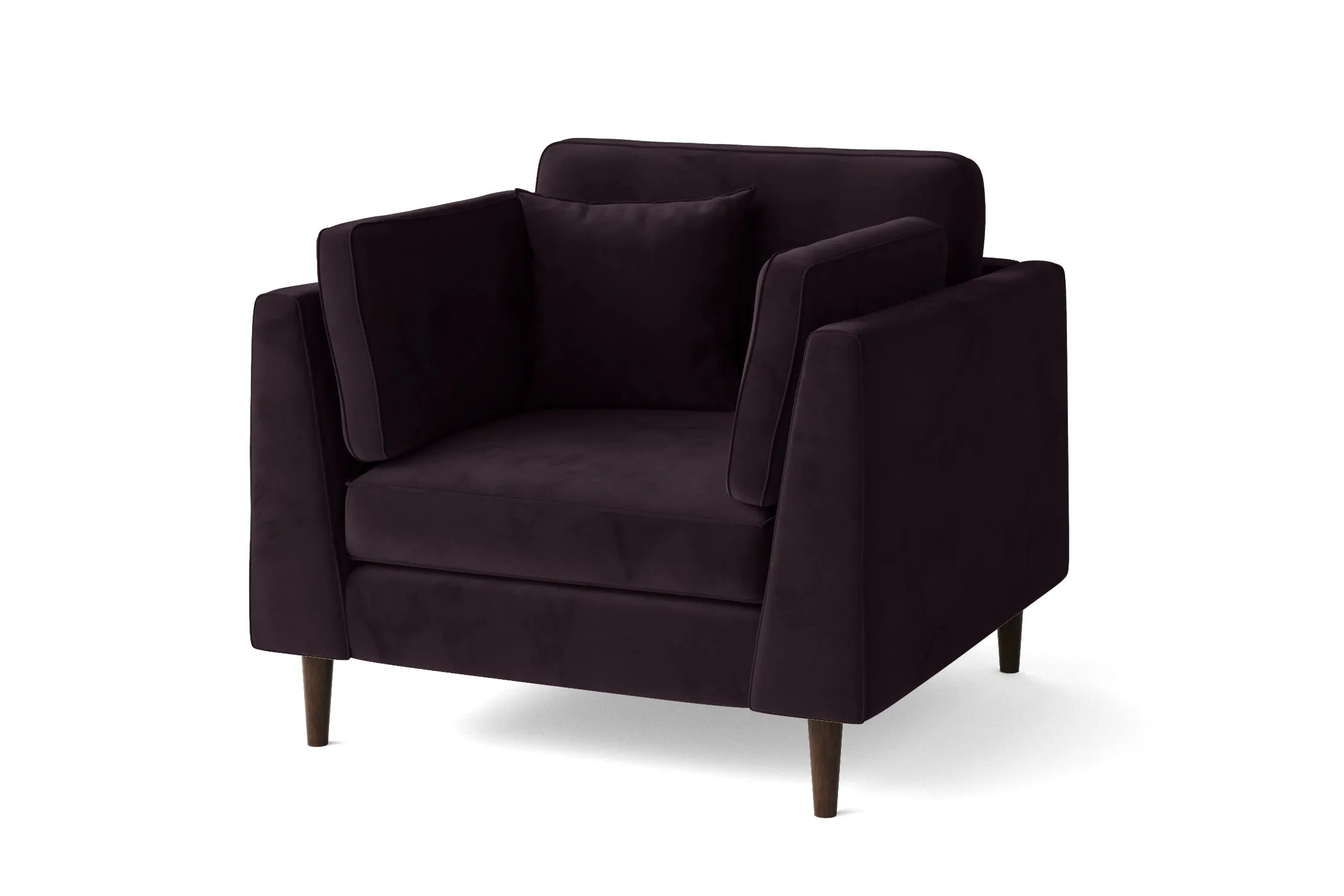 Ragusa Armchair Purple Velvet