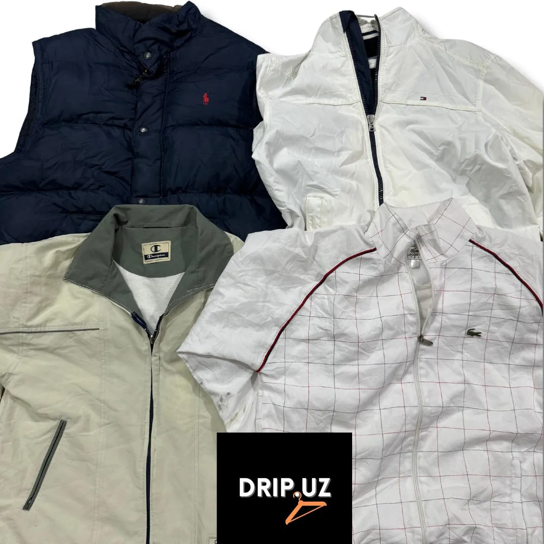 Ralph Lauren, Tommy Hilfiger, Lacoste and Other Windbreaker and puffer jackets K2410/E13