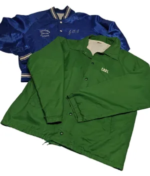 Recycle Vintage Snap Windbreakers & Baseball Jackets 48 pcs 46 lbs D1126200-21