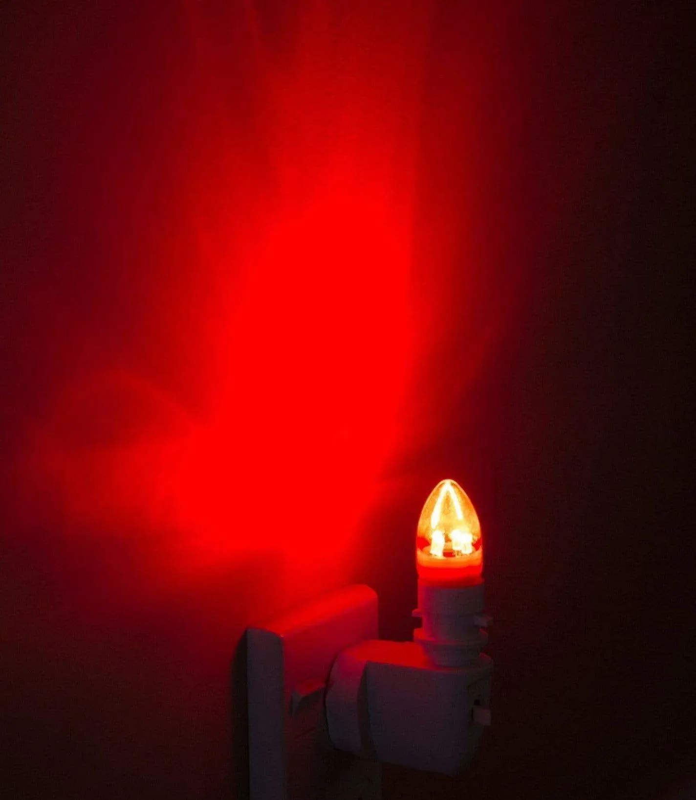 Red Plug In Night Light for Sleep