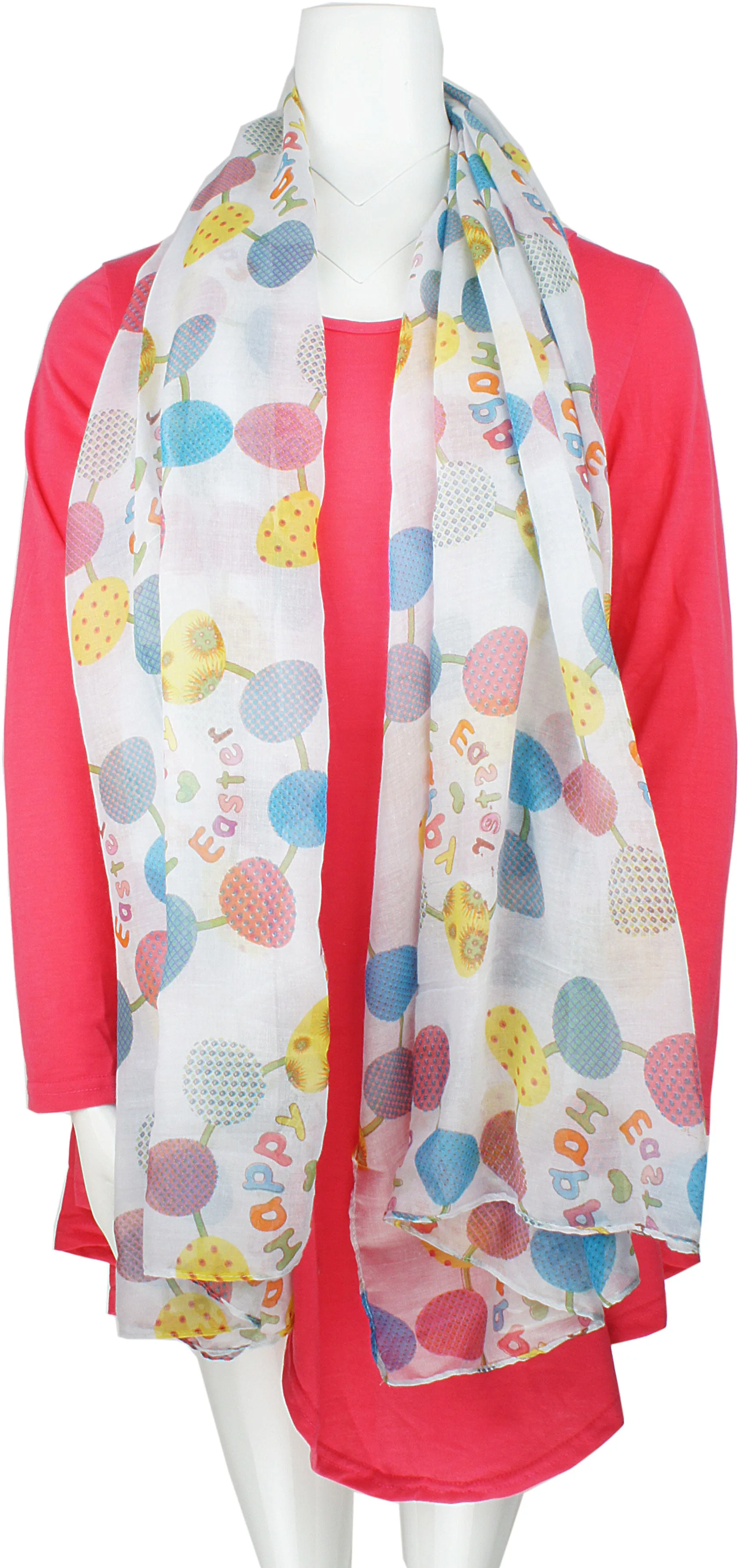 Soft Light Weight Easter Festival Sheer Blanket Scarf