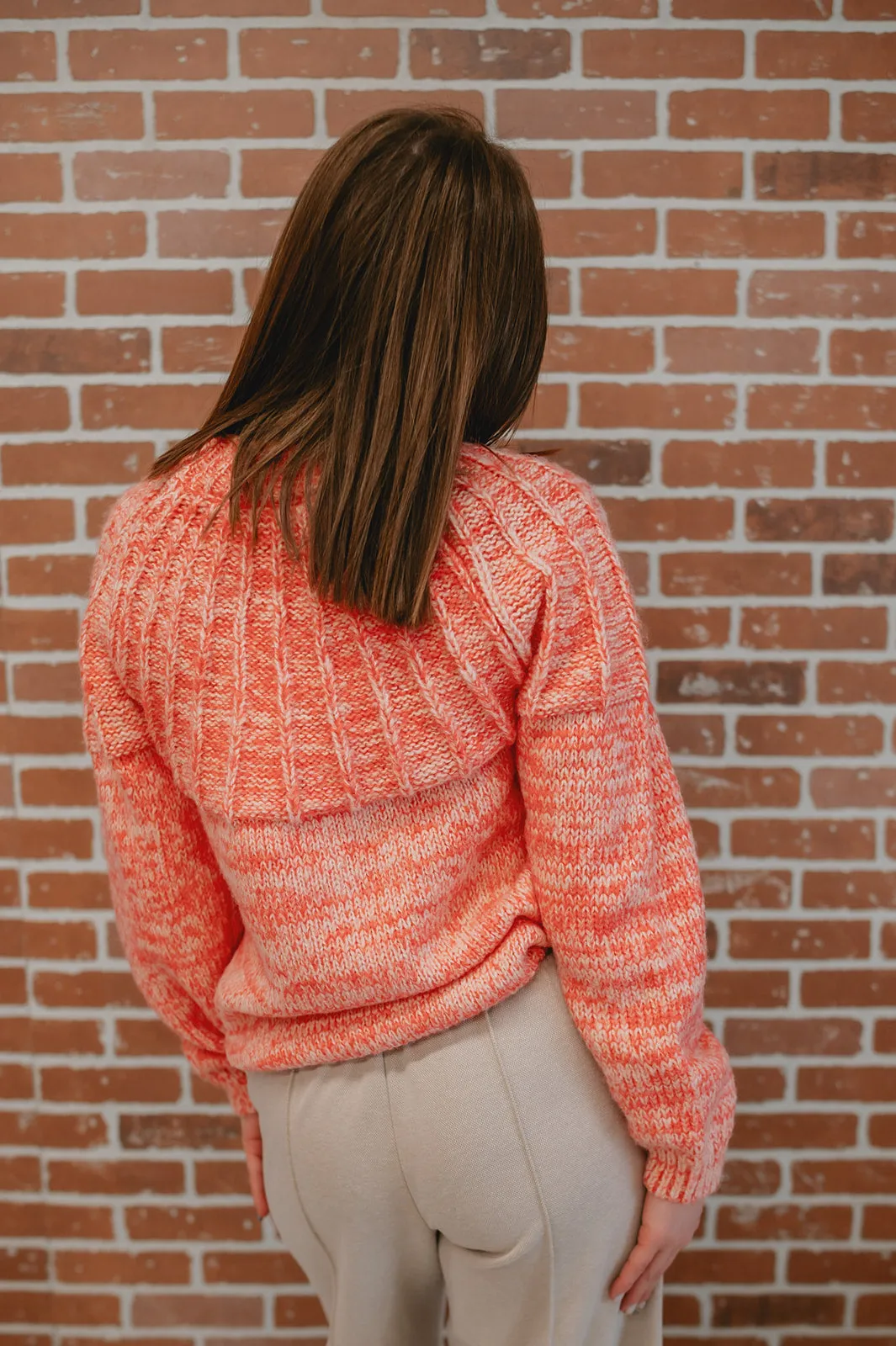 The Poet Coral Sweater - PLUS