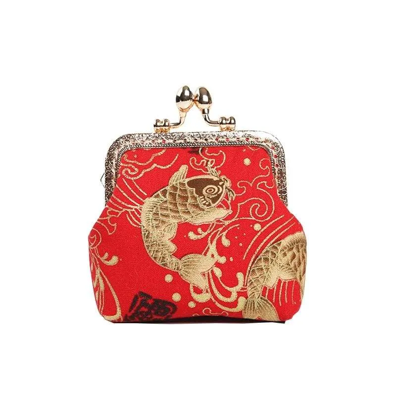 Vintage Carp Pattern Women's Pouch