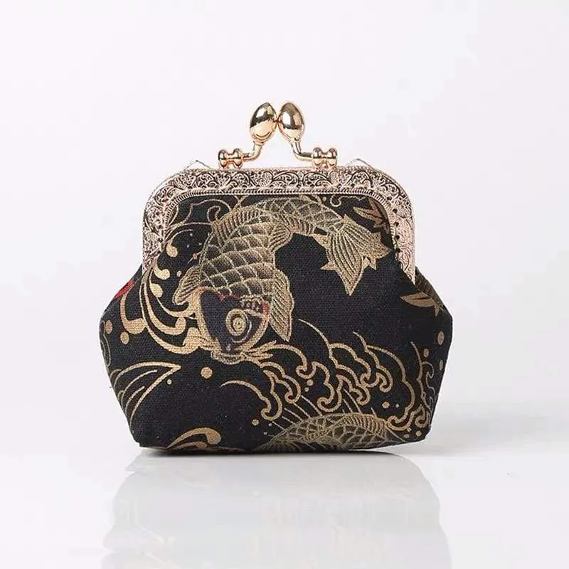 Vintage Carp Pattern Women's Pouch