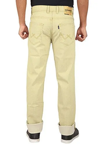 Wabba Jeans Men's Regular Fit Jeans (wb-906-1_30_Beige)