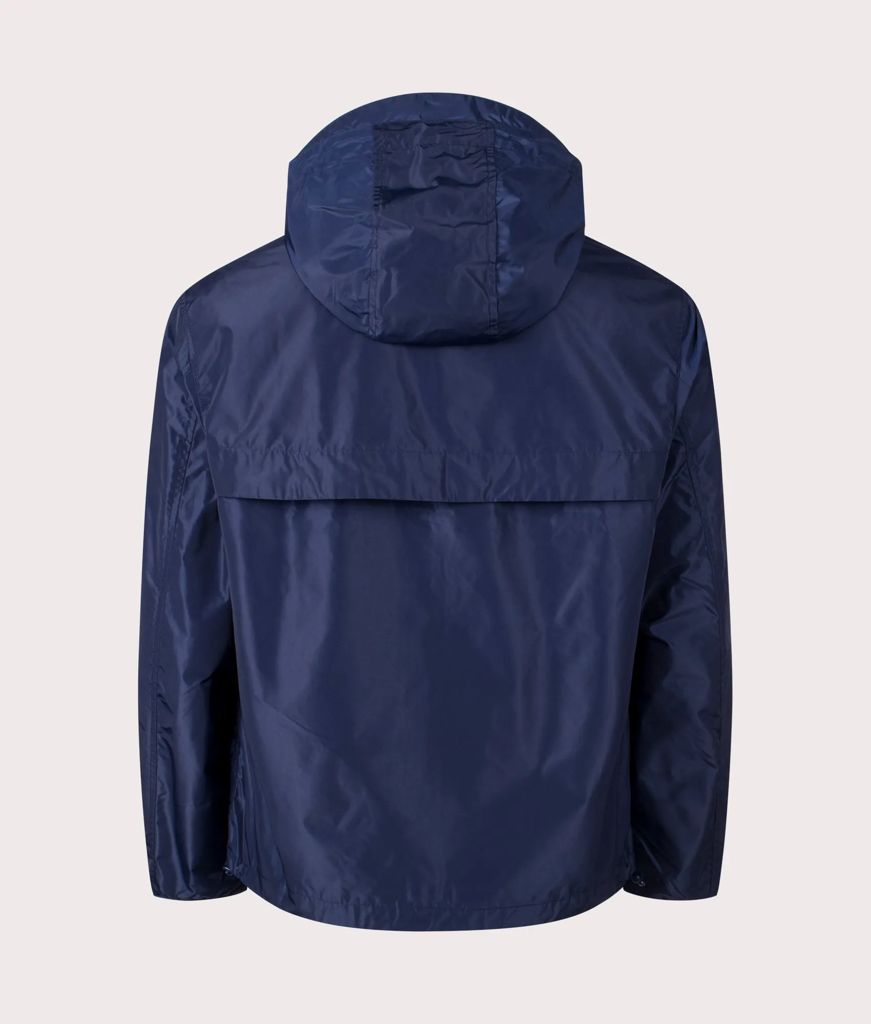 Water-Repellent Lined Hooded Windbreaker