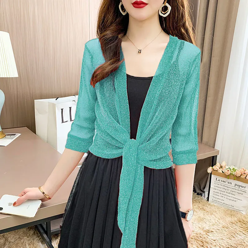 Women's Fashionable Elegant Lace Waistcoat Western Style Sun Protection Clothing