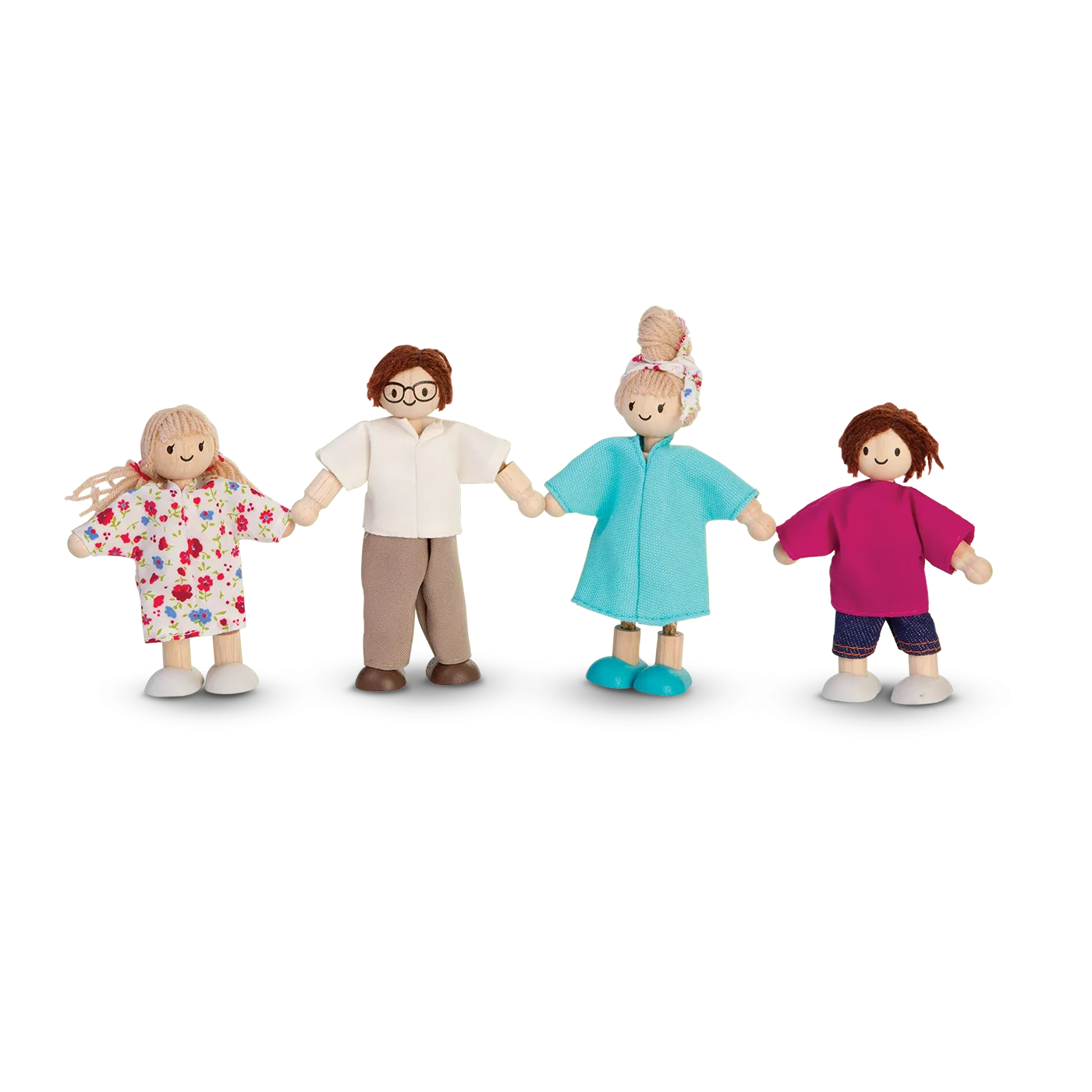 Wood Doll Family Set - 5 Styles