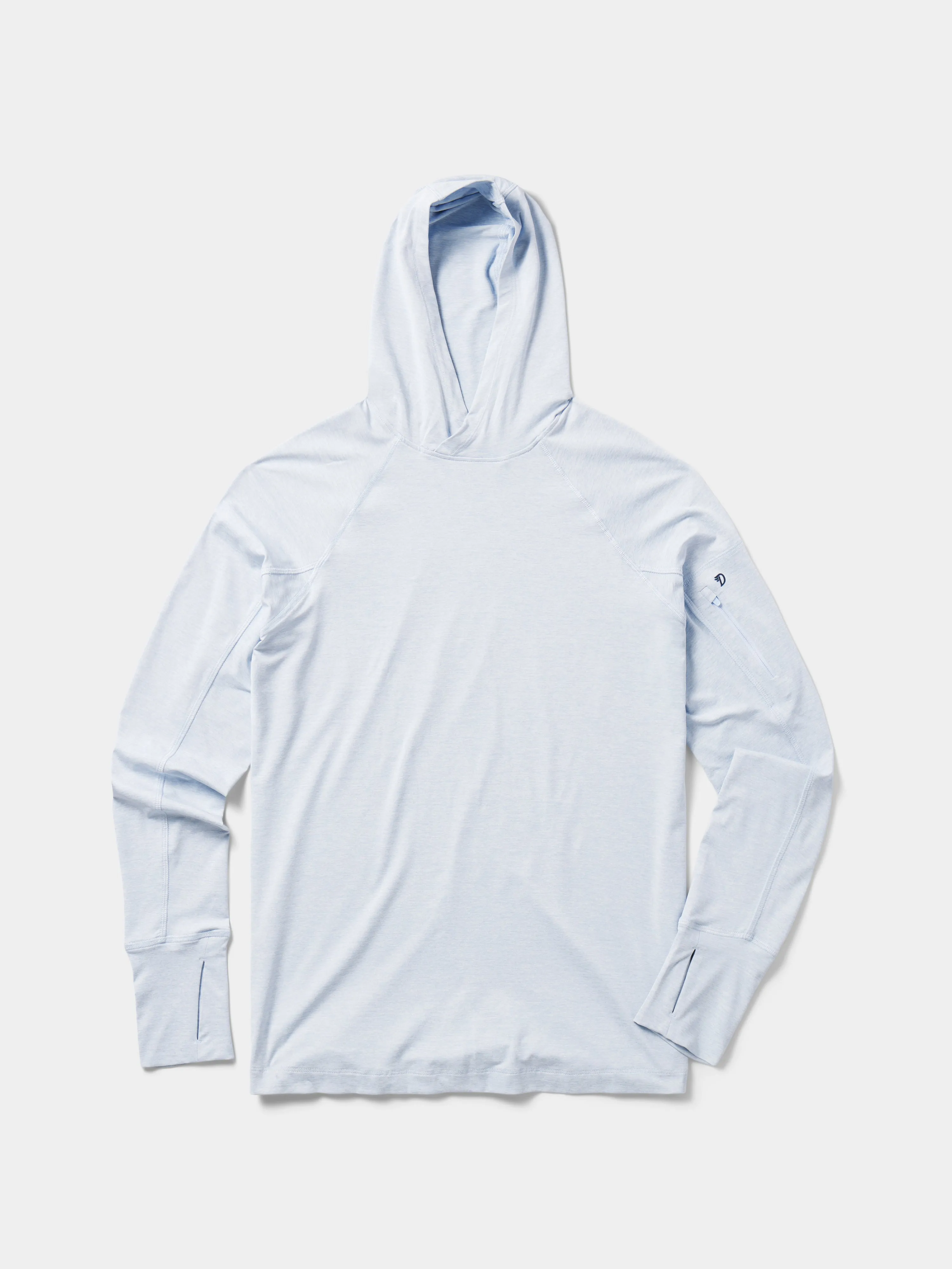 W's Rockport Hoodie - Heathered Clear Skies