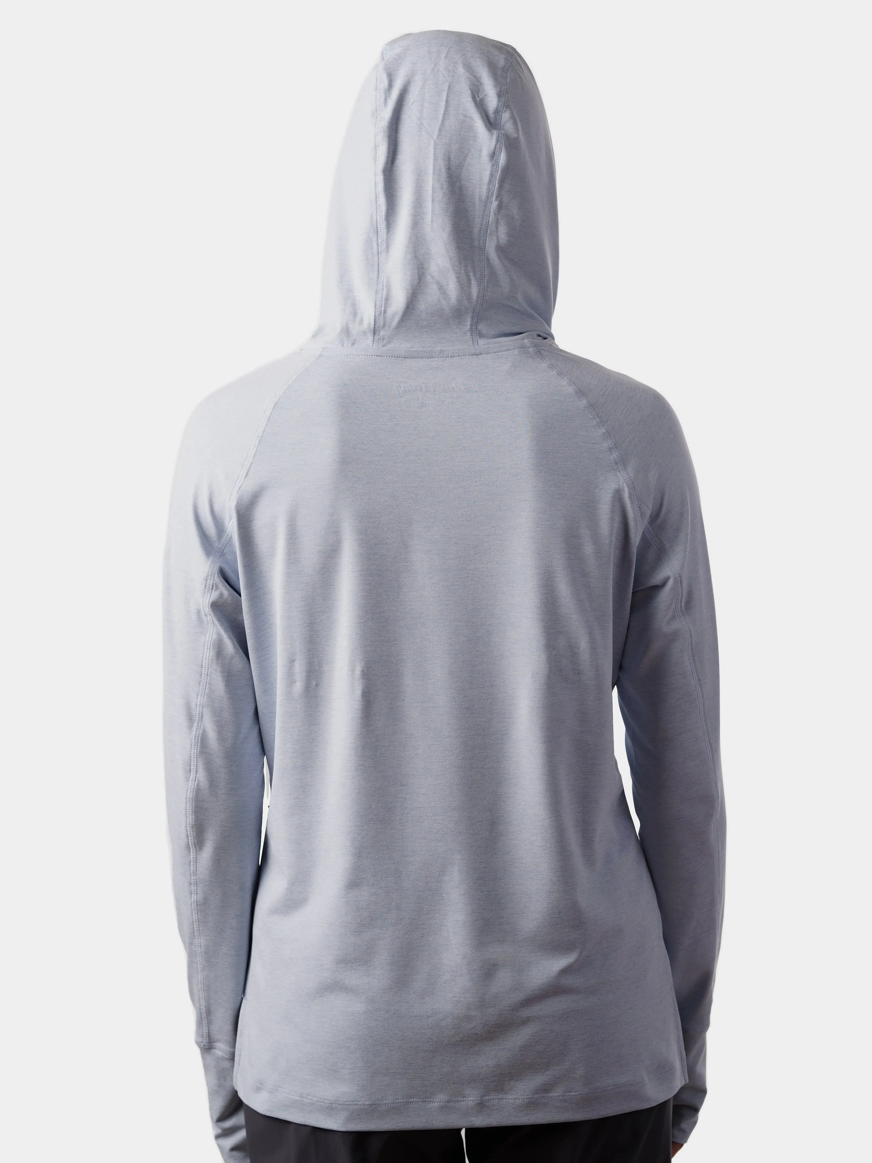 W's Rockport Hoodie - Heathered Clear Skies