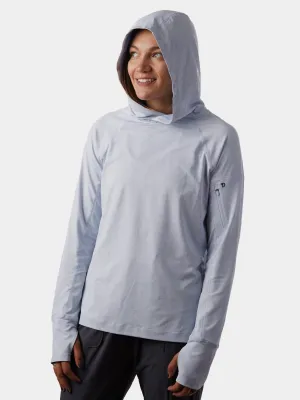 W's Rockport Hoodie - Heathered Clear Skies