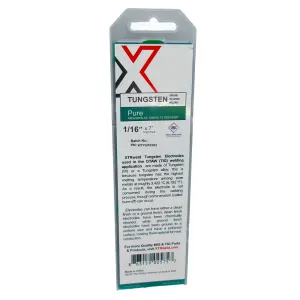 WTPURE040 XTRweld Pure Tungsten Electrode, 0.040, Green, 10 Piece, 7 Inch L